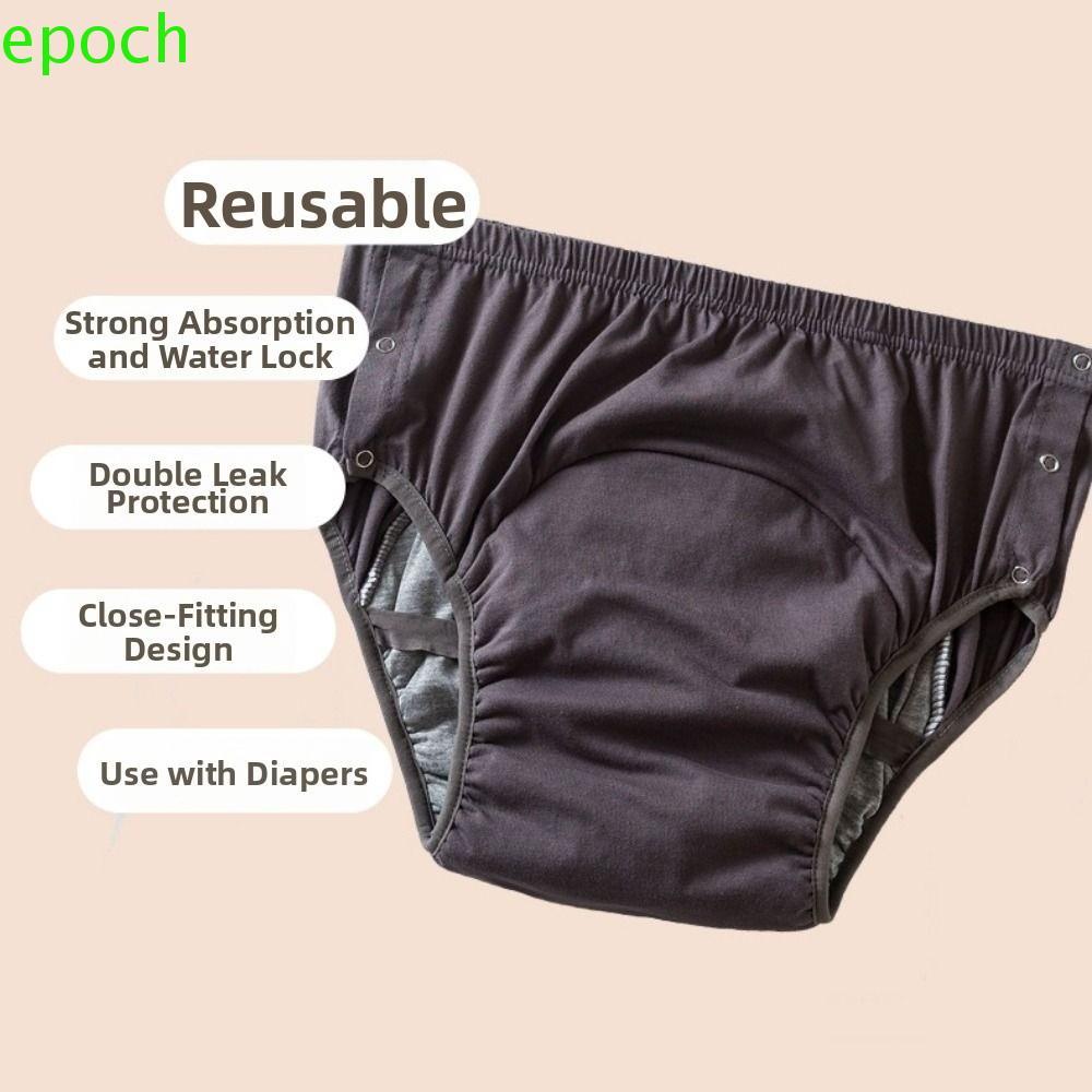 กางเกงผ้าอ้อม EPOCH Graphene, ผ้าอ้อมซักได้แบบปรับได้ต้านเชื้อแบคทีเรีย, การดูดซึมสูงเป็นมิตรกับผิวนํากลับมาใช้ใหม่นุ่มไม่หยุดยั้งชุดชั้นในแผลกดทับใช้