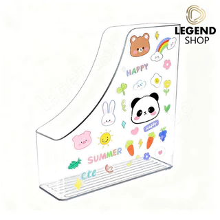 สติ๊กเกอร์ฟรี 2 ชิ้น กล่องใส่แฟ้ม ชั้นวางหนังสือ แฟ้มใส่เอกสาร แฟ้มจัดเก็บ ที่ใส่กระดาษA4 ที่ใส่ปากกา ที่ใส่หนังสือ