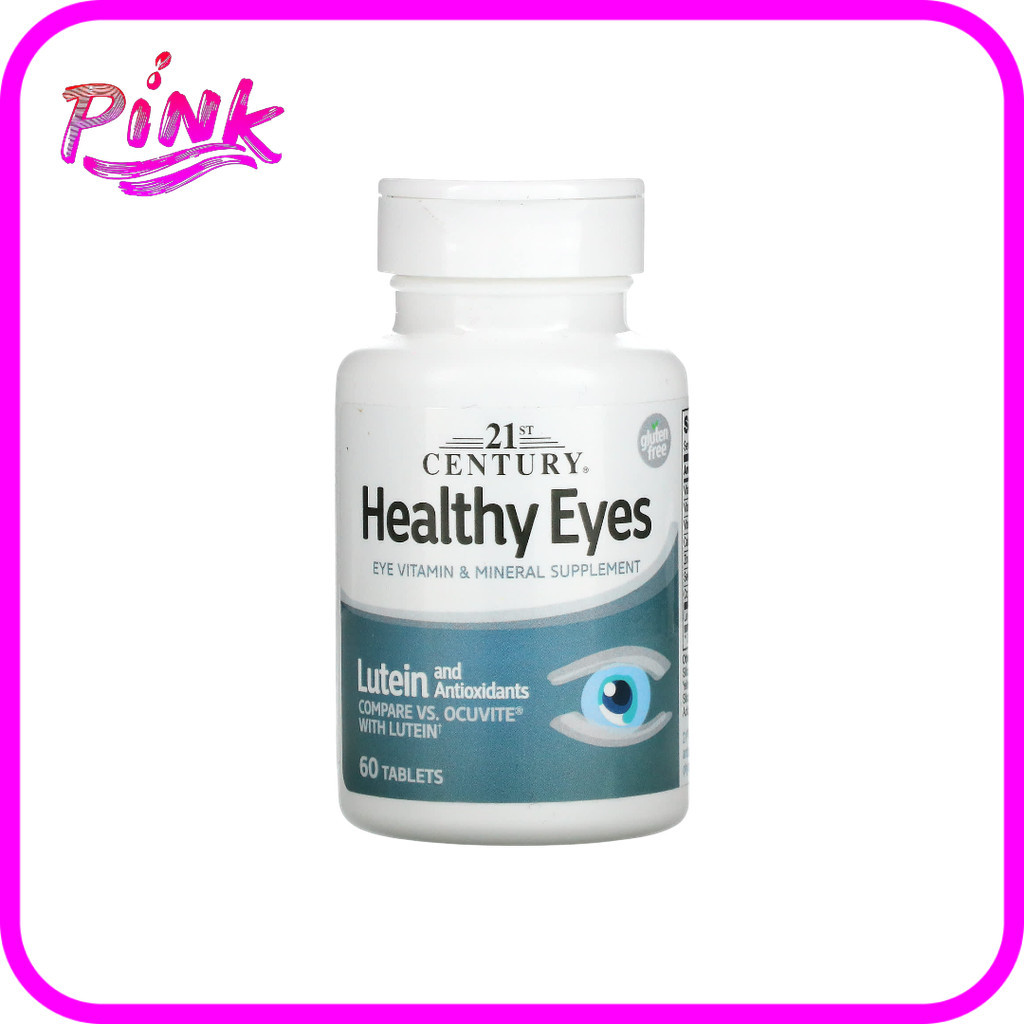 21st Century, Healthy Eyes, Lutein and Antioxidants, 60 Tablets