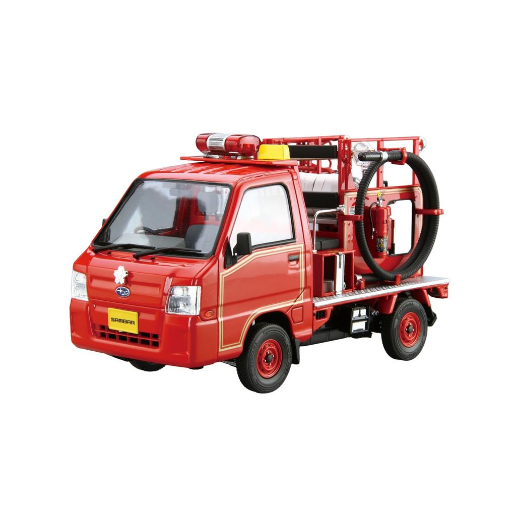 AOSHIMA The☆โมเดลรถยนต์ 124 Subaru TT2 Sambar Fire Engine 11 โมเดลพลาสติก