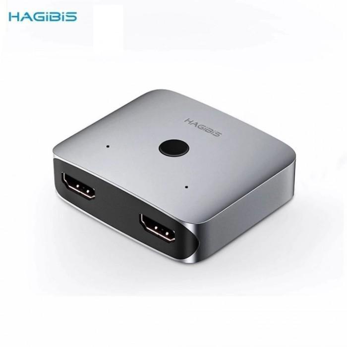 HAGIBIS HD0201 - HDMI Splitter Switch อะแดปเตอร์แบบสองทิศทาง