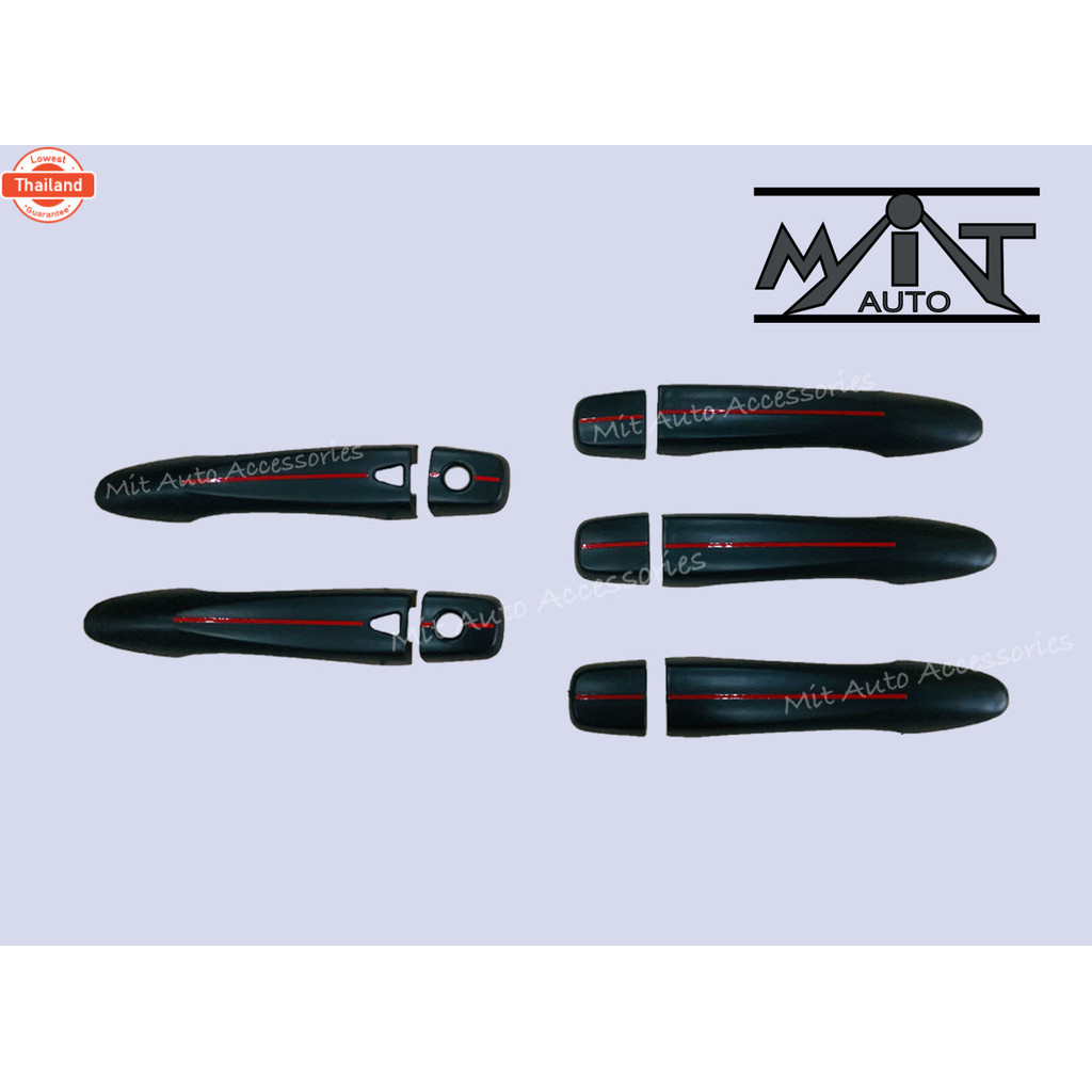 ครอมือเปิด Navara NP 300  ดำด้าน 2014-2022