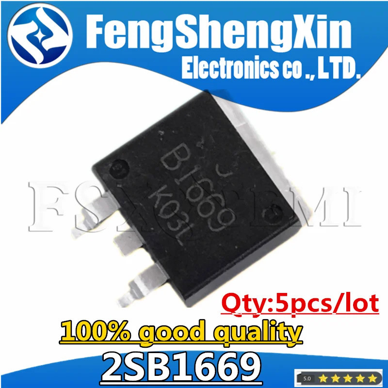 5 ชิ้น/ล็อตใหม่ B1669 2SB1669-Z-E1 2SB1669 TO-263 PNP SILICONE EPITAXIAL ทรานซิสเตอร์สําหรับสวิตช์คว