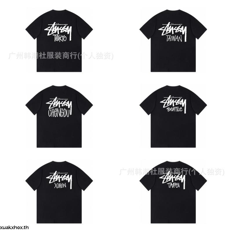 Stussy MENS T-SHIRT BANGKOK LIMITED T SHIRT ARMY GREEN / NAVY