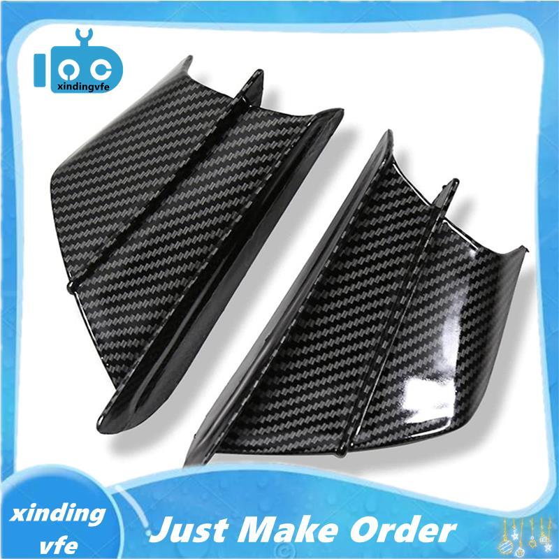 1 คู่รถจักรยานยนต์ด้านข้าง Winglet รถจักรยานยนต์ Fairing ด้านข้าง Winglet Aerodynamic Wing Deflector