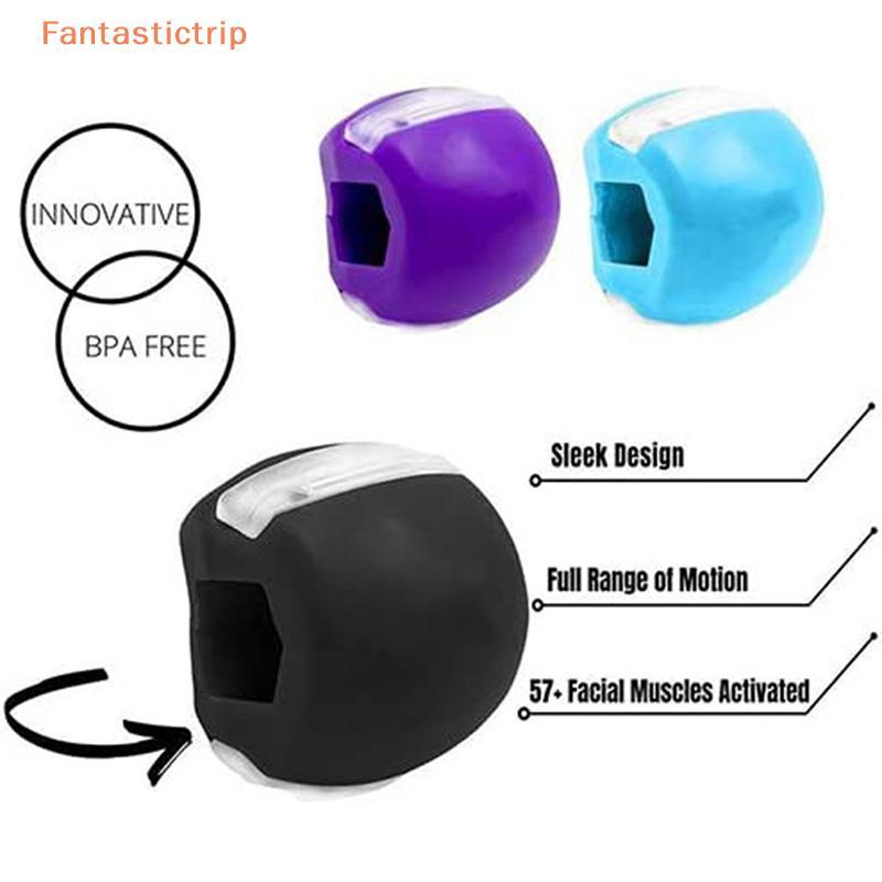 Fantastictrip Jawline Exerciser Top Jaw line การออกกําลังกายฟิตเนส Ball คอ Face Toning Jaw ฟรีแฟชั่น