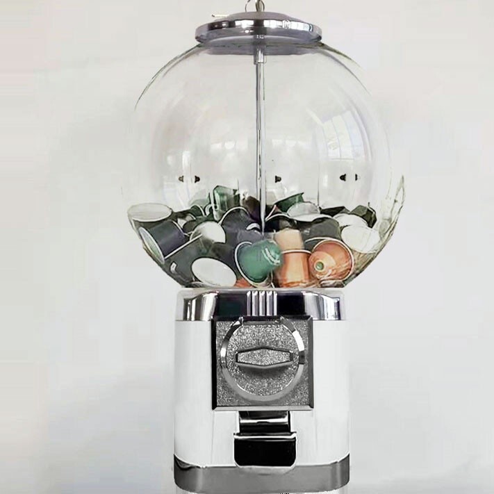 Capsule coffee gashapon machine egg twisting machine Capsule coffee storage machine gumball machine 