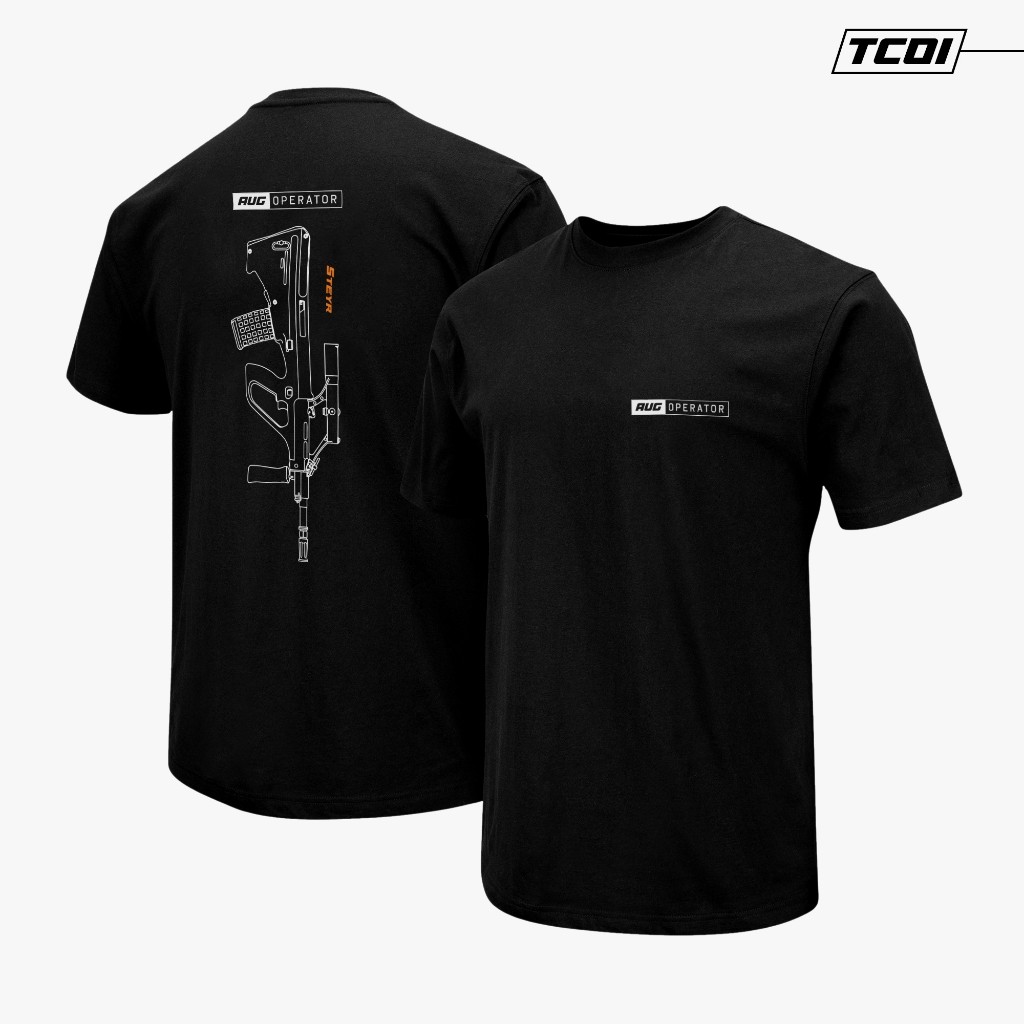 TACTICAL (TC) เสื้อยืดแขนสั้น MCP Apparel สีดํา ไซส์ S-2XL