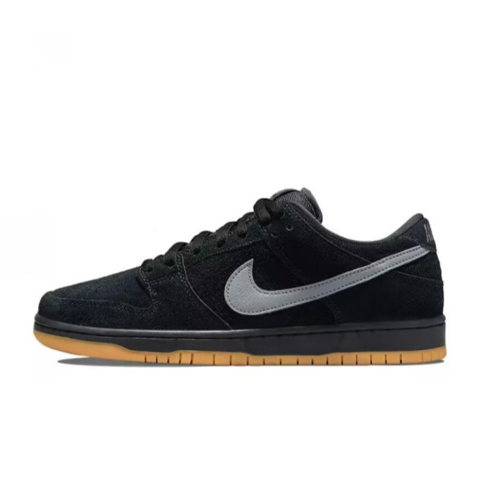 พร้อมสต็อก NK DUNK SB Pro หมอก retro low รองเท้าผู้ชายรองเท้าผ้าใบสีดําสีเหลือง U05N J1FA I62W