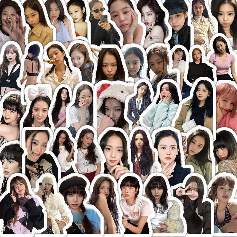 ส่วนลดรูปแบบใหม่ 100 แผ่นสติ๊กเกอร์ BLACKPINK สมาชิกทั้งหมด Lisa Kim Ji-soo Park Chae-young Merchant