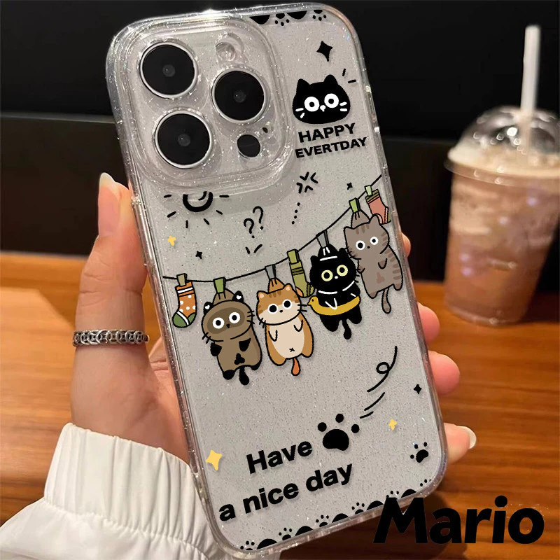 🍄Mario🍄ส่งจากไทย เคสโทรศัพท์มือถือ เคสไอโฟน กันกระแทก สําหรับIPHONE 17 16 11 12 13 14 15PRO MAX 7Plus XS/XR XSMax