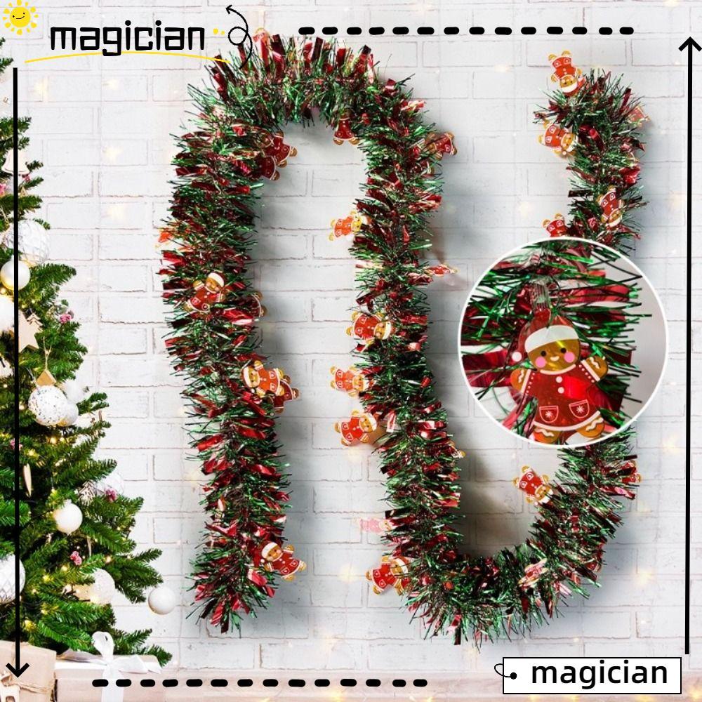 MAGICIAN แถบสีตกแต่ง 2M, เค้าโครงฉาก Snowman แถบขนสัตว์คริสต์มาส, การออกแบบปีหมีซานตาคลอสตกแต่งคริสต์มาส