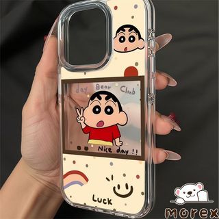 สำหรับOPPO A38 A7 A51 A9A A55 A31 A16 A57 A15 A74 5s A5 A36 A11K A3S A54 5s 54 A76 Reno5F 11พบเคสเครยอนชินจังยิ้ม
