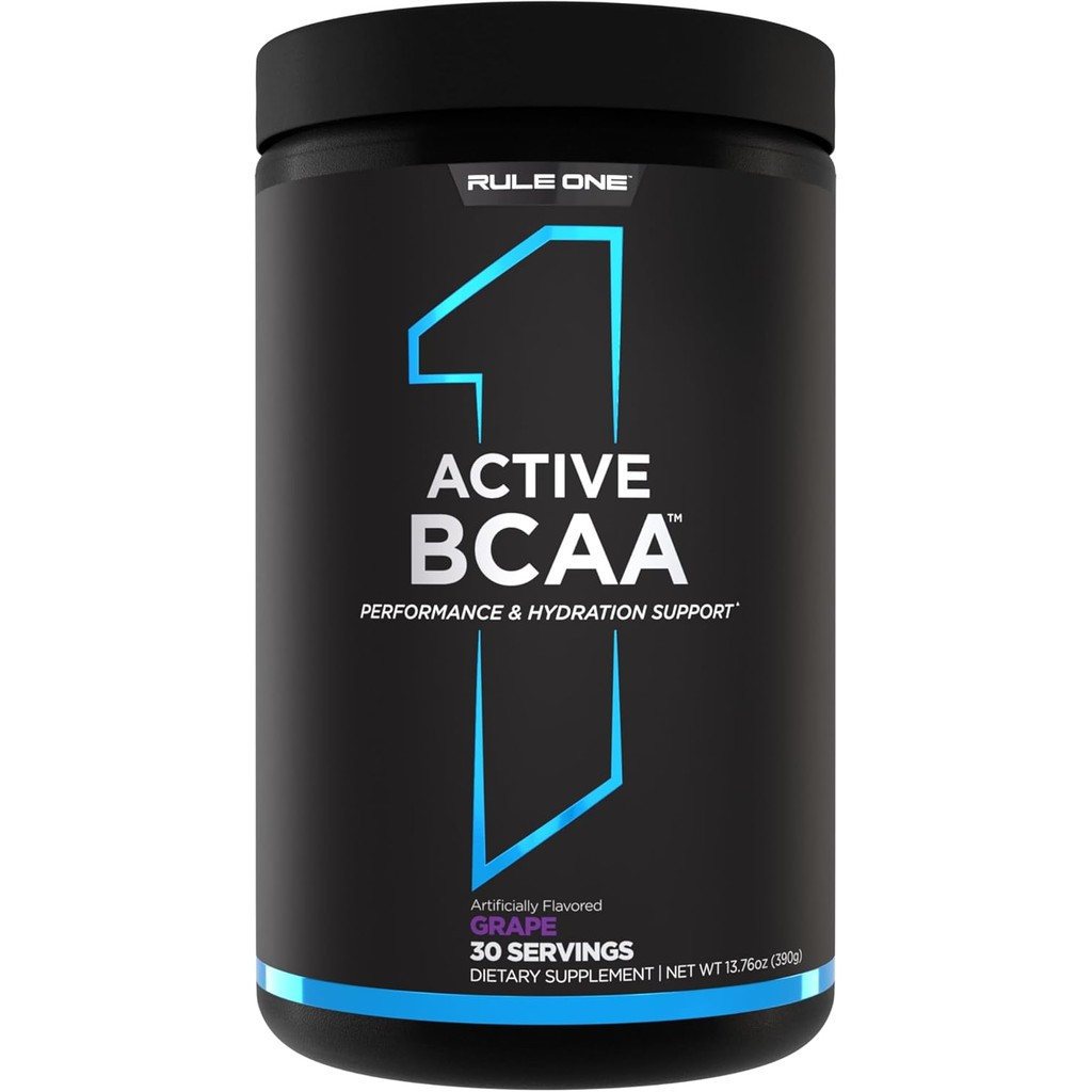 Rule 1 Active BCAA - รองรับประสิทธิภาพ ไฮเดรชั่น และการกู้คืน ด้วย 5g BCAAs + Electrolyte, L-Glutami
