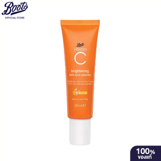 Boots Vitamin C Brightening Dark Spot Corrector 30Ml บู๊ทส์ วิตามิน ซี ไบรท์เทนนิ่ง ดาร์ค สปอต คอร์เร็คเตอร์ 30 มล.