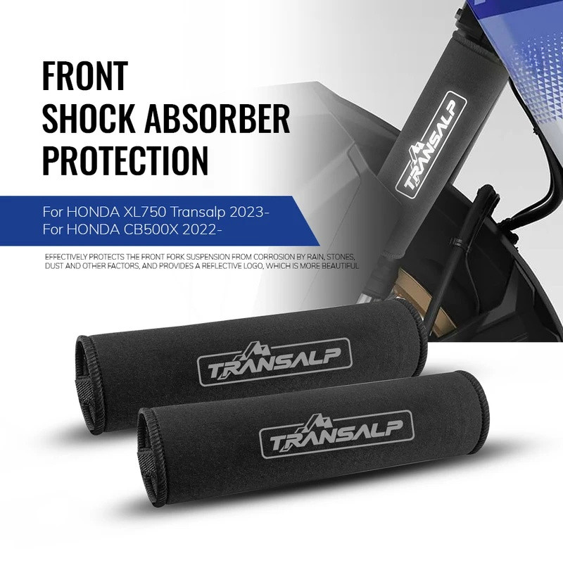 สําหรับ HONDA XL750 Transalp XL 750 CB500X CB 500 X 2022- รถจักรยานยนต์ส้อมฝาครอบป้องกันโช้คอัพฝุ่น 