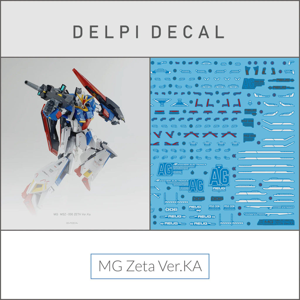 Delpi Decal (ดีคอลน้ำ) MG Zeta Ver.Ka