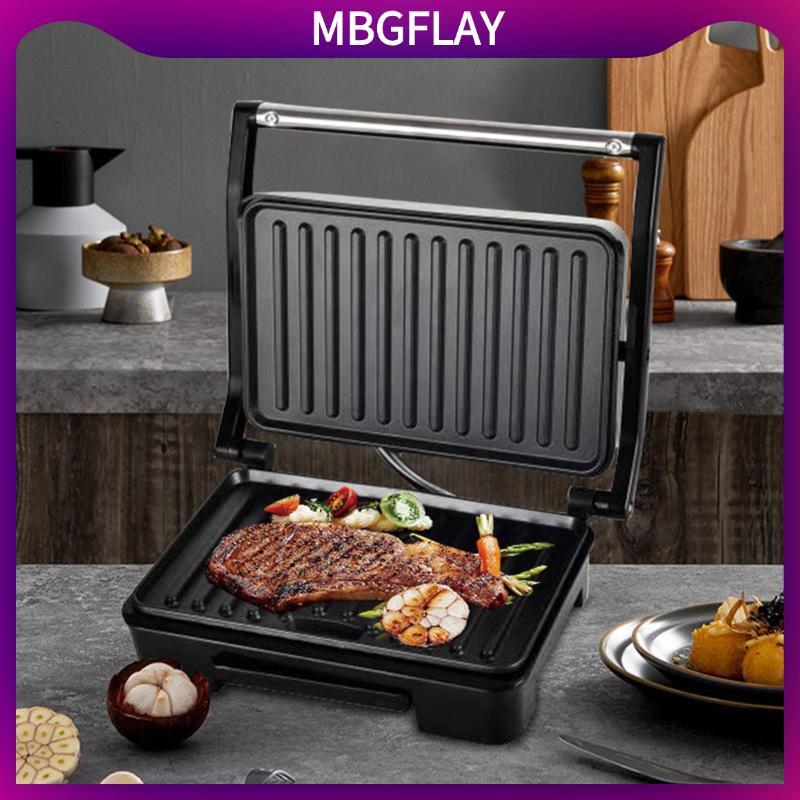 [mbgflay] Electric Panini Press Compact Sandwich Press สําหรับเบอร์เกอร์ขนมแซนวิช
