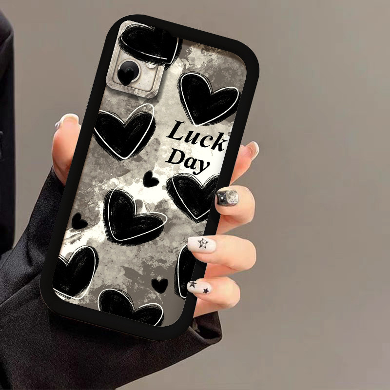 เคส samsung A05 4G การ์ตูนดอกทานตะวันการ์ตูน Love รูปแบบ 3D เคสโทรศัพท์ F4S