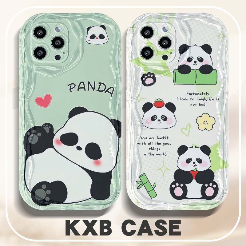 MI redmi SamsungปลอกPandaตลกสวยสูงอิ่มตัวArtสําหรับXiaomi 11 12 LITE A1 A2 + 14T M7 PRO POCO C50 M3 