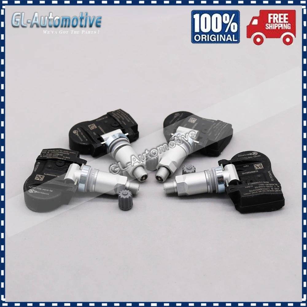 ชุด (4) TPMS 42753-TX6-A810-M1 เซ็นเซอร์ความดันยางสําหรับ Acura Ilx 42753 TX6 A810 M1 315MHz