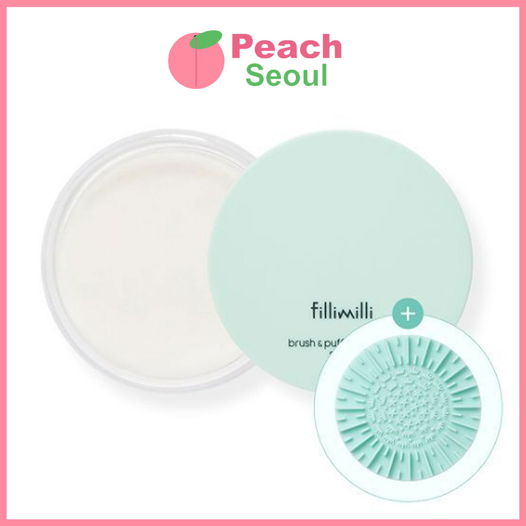 [Fillimilli] Brush & Puff Cleansing Soap (+ Cleansing Pad)_From Korea