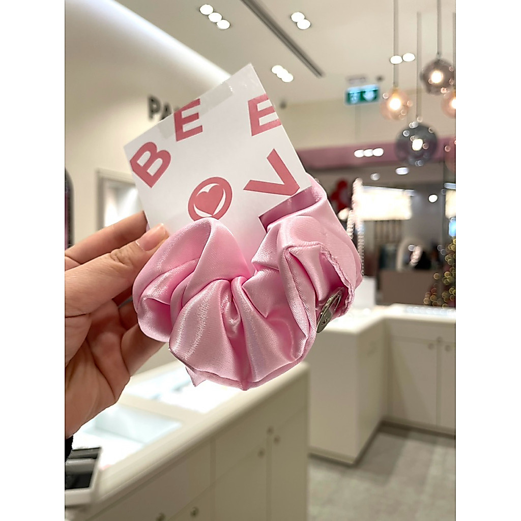 (ของแท้100%) Pandora ยางมัดผม “Be love scrunchie"