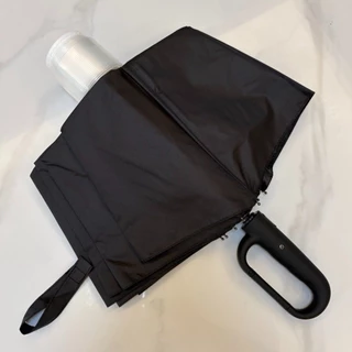 ร่มพับ AOMSOM ซี่โครงแข็งแรง Ergonomic Handle ร่มอัตโนมัติแบบพกพาพร้อมฝาครอบกันน้ําร่มรถกันลม