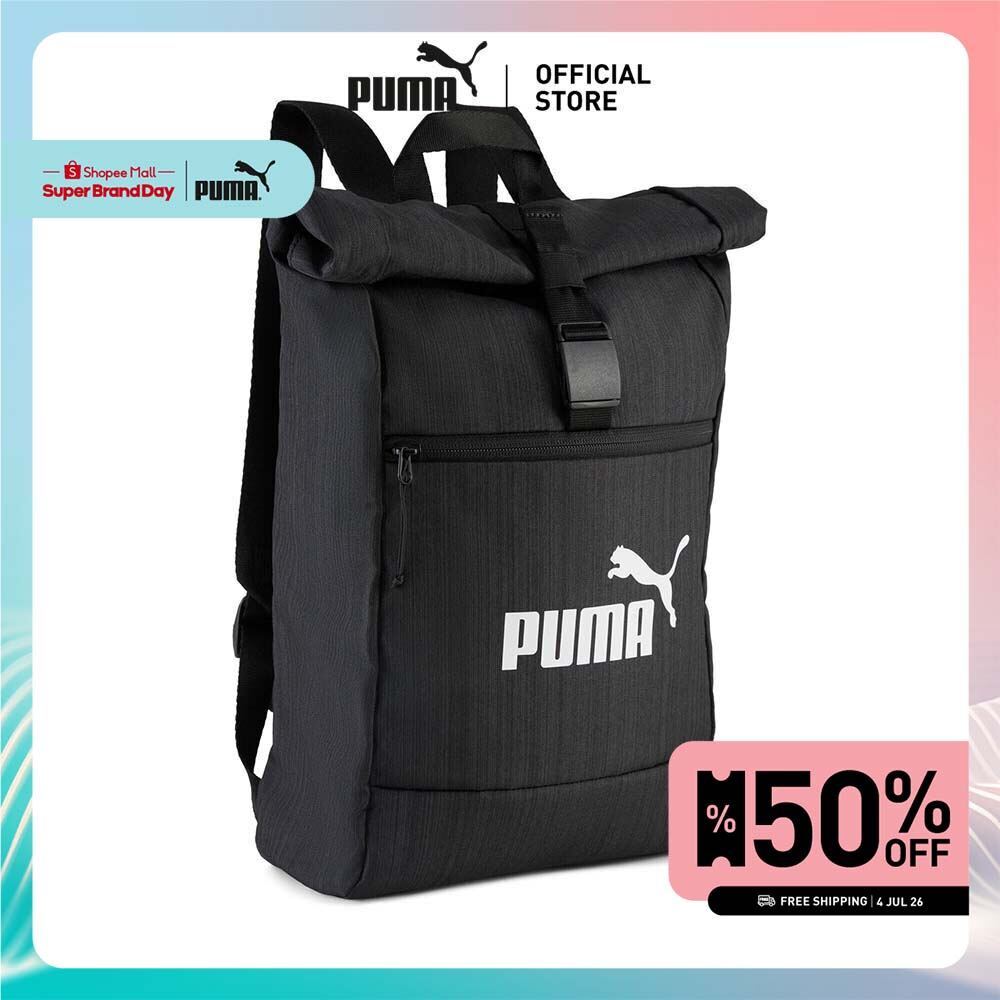 PUMA Basics กระเป๋าเป้ Base Small 12L สำหรับเด็กโต สีดำ - 09170601