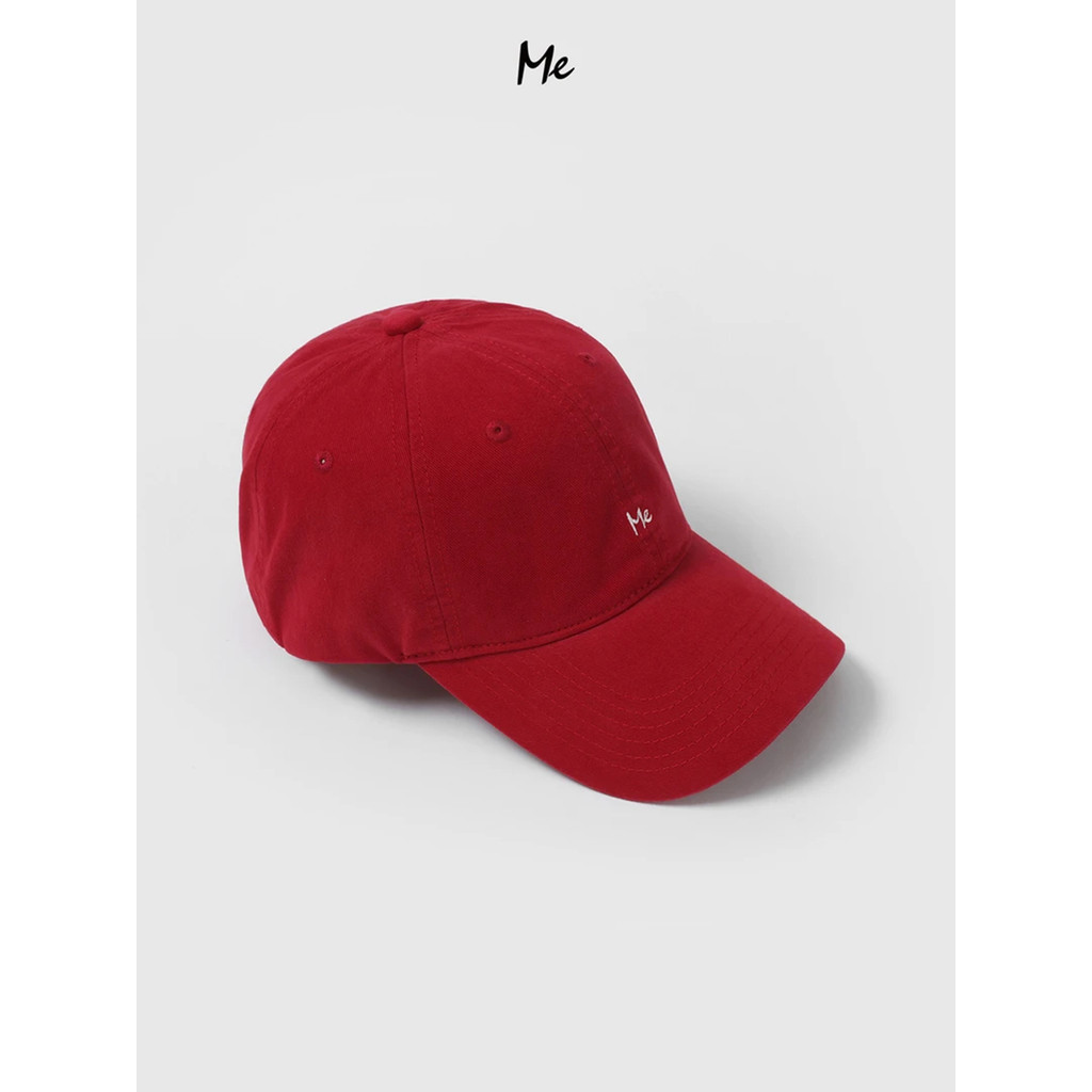 ME [ME [ME Hot Wave Baseball Cap] 100 Cotton Retro Red Breathable Fashion Casual Cap MESS5697