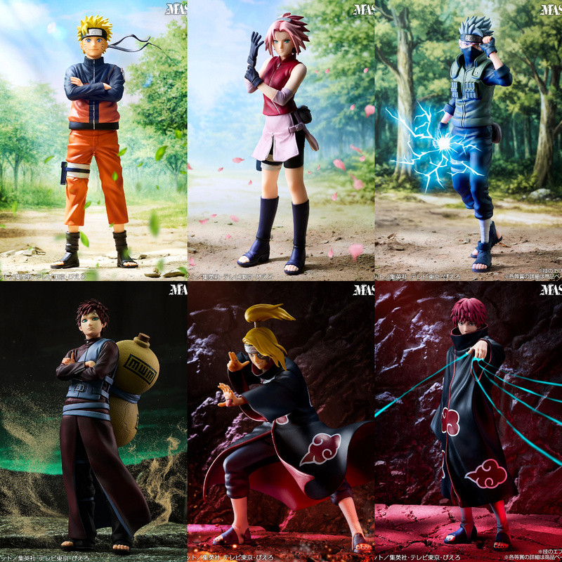 Bandai Ichiban Kuji Naruto Wind Rescue Arc Naruto Kakashi Gaara Sasori Deidara Figure