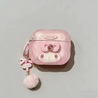 ✅พร้อมส่งในไทย✅น่ารัก Melody 4/3/2/1 AirPodsPro2 เคสหูฟังซิลิโคนป้องกันการตก 4 case เคส 4/3 เคส 3/4 Pro Pro2 เคส pro 3 airpods case 3/pro/pro2 AirPodsPro3 เคสป้องกันสําหรับ Pro3/2