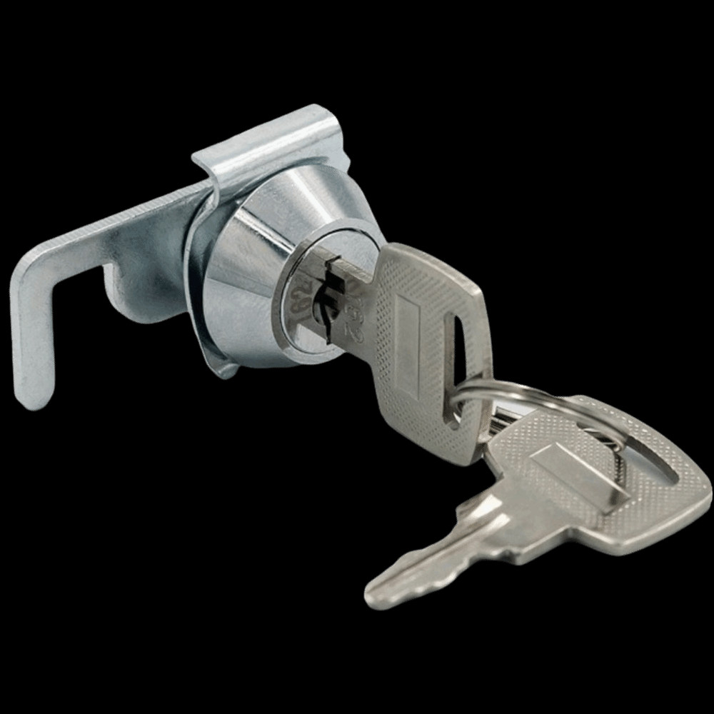 STABFOAM Mini Cam Lock พร้อมคลิปด่วน, Silver Rust-Resistant Cash Box Lock, Locking Easy Replacement 