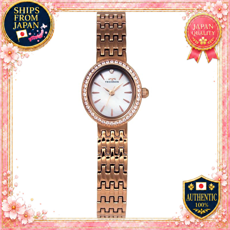 TECHNOS Pave Watch T9933PW