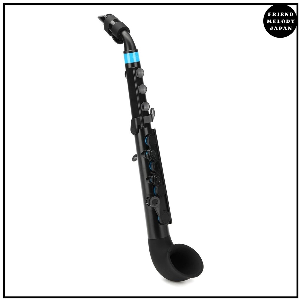 NUVO Plastic Wind Instrument Saxophone C Key jSax 2.0 Jay Saxophone BlackBlue N520JBBL Comes with Ex