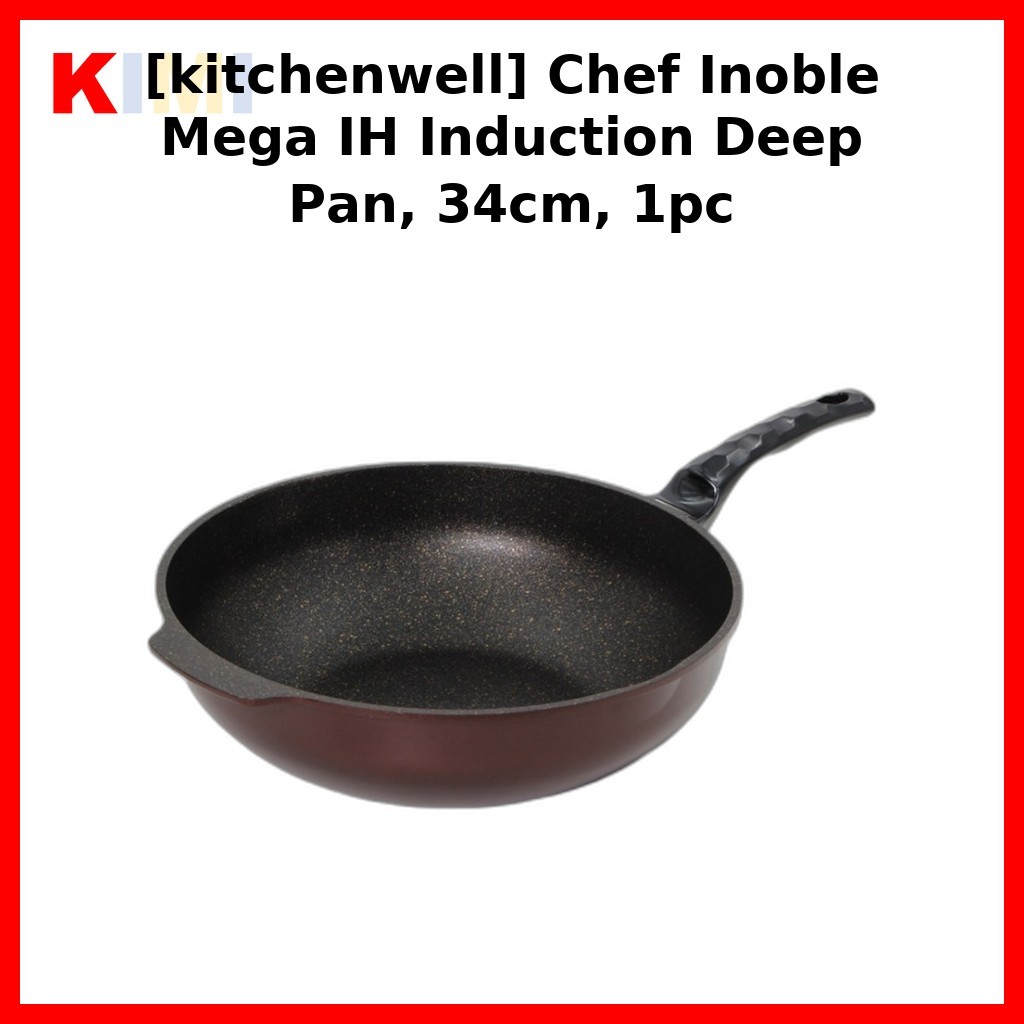 [kitchenwell] Chef Induction Deep Pan, Saibicm, 1pc / Korean Deep Pan / Induction Compatible โดย Dio