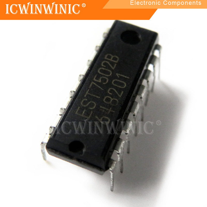 5 ชิ้น EST7502C EST7502B EST-7502 EST.7502 DIP-16 ส่วนประกอบอิเล็กทรอนิกส์