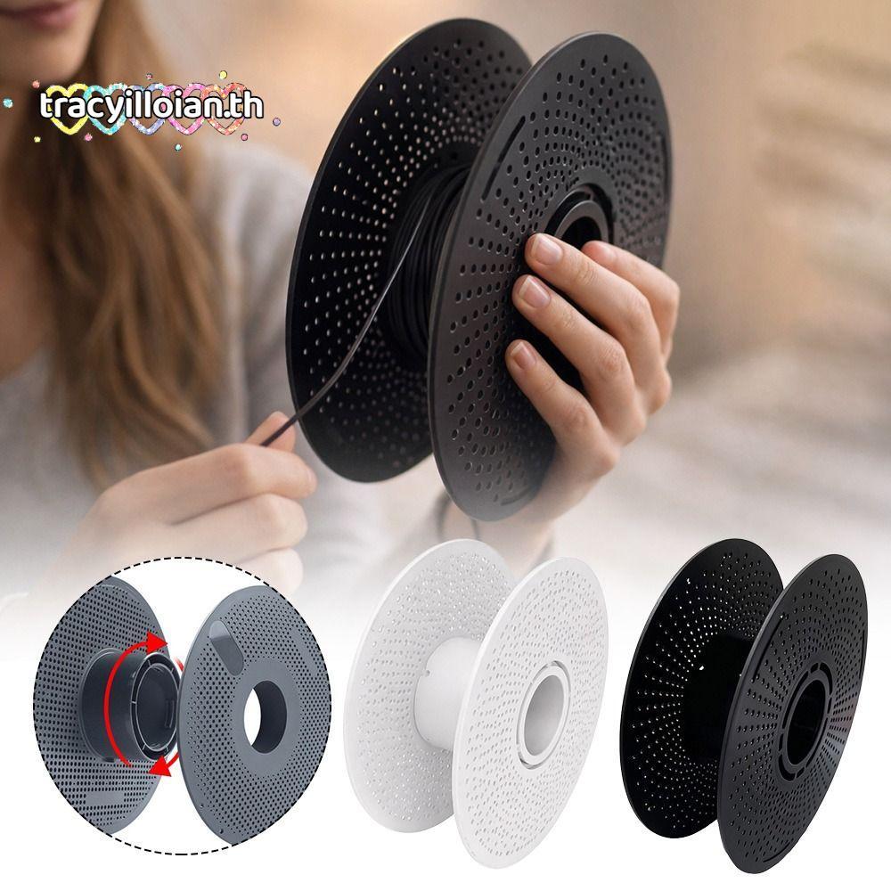 TRACYILLOIAN Filament SPOOL, ทนทานทนอุณหภูมิสูงเครื่องพิมพ์ Filament SPOOL, Professional ที่ถอดออกได้ง่ายโหลด Refill Roll อุปกรณ์เสริมการพิมพ์