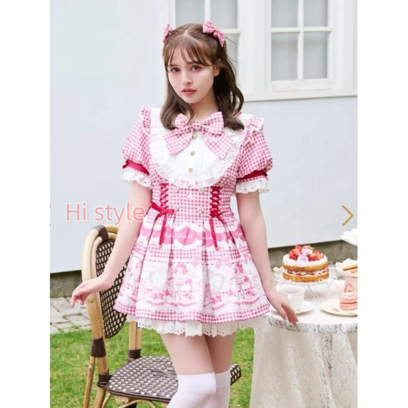 Jirai kei Lizlisa dupes ลูกไม้ Dearmylove 2623 ชุดเดรส