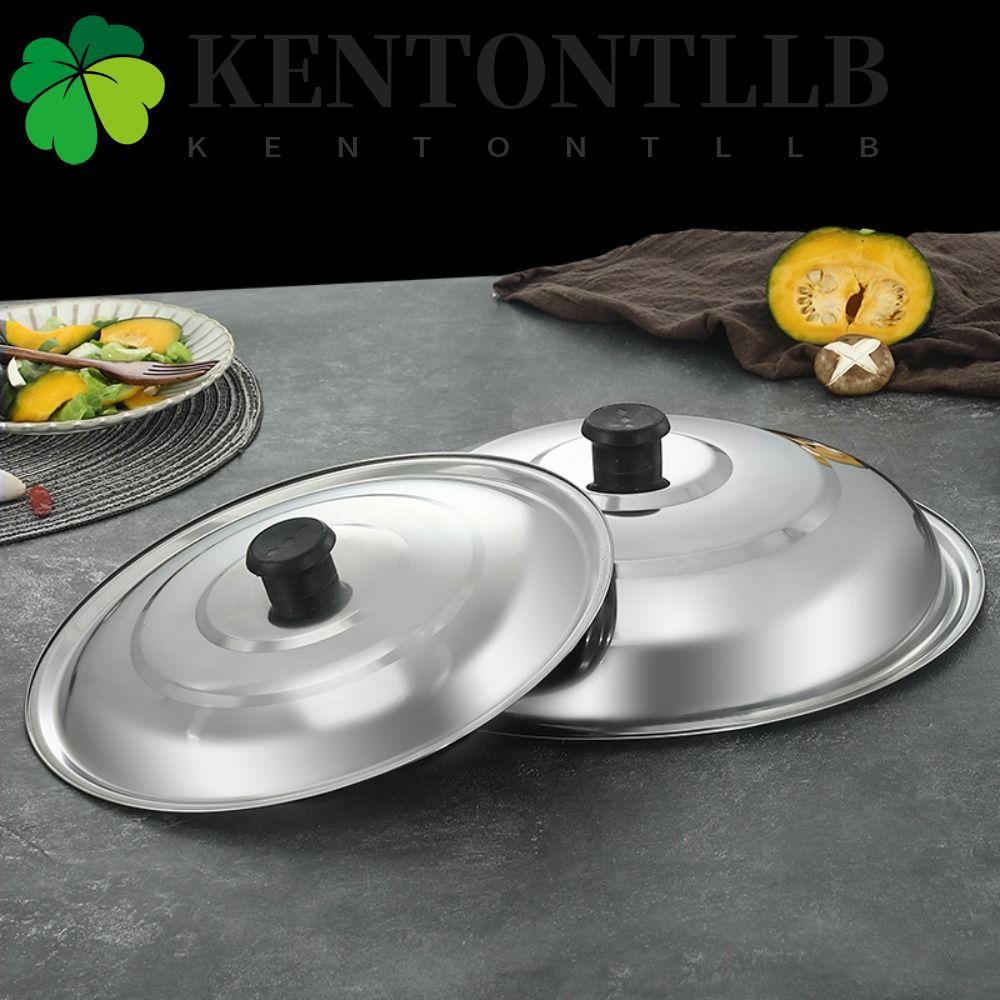 KENTONTLLB ฝาปิดหม้อสแตนเลส, ฝาปิดกระทะป้องกันน้ําร้อนลวกป้องกันการรั่วไหล, ครัวเรือนสากลรอบ 32/34/36/38/40 ซม. ฝาครอบหม้อ Skillets