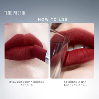 TIMEPHORIA Orion Cloud Matte Intense Smooth Lipstickลิปสติกแมตต์ เนื้อลื่น สีชัด