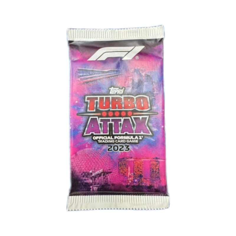 [2023ToppsF1TurboAttax Refill Pack] 10 การ์ดต่อแพ็ค F1 Racing Collection Card Mystery Box