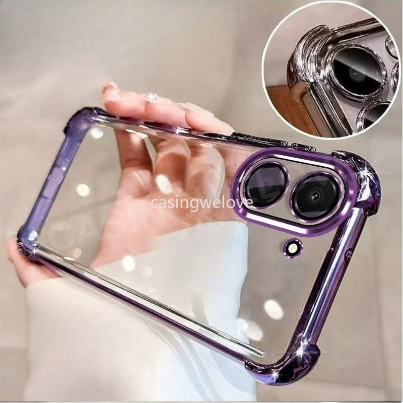 ปลอกสําหรับ Redmi A7 2026 Redmi A7 A5 Pro POCO C71 4G 5G โปร่งใสกันกระแทกฝาหลังซิลิโคนสี่มุมเคสโทรศัพท์