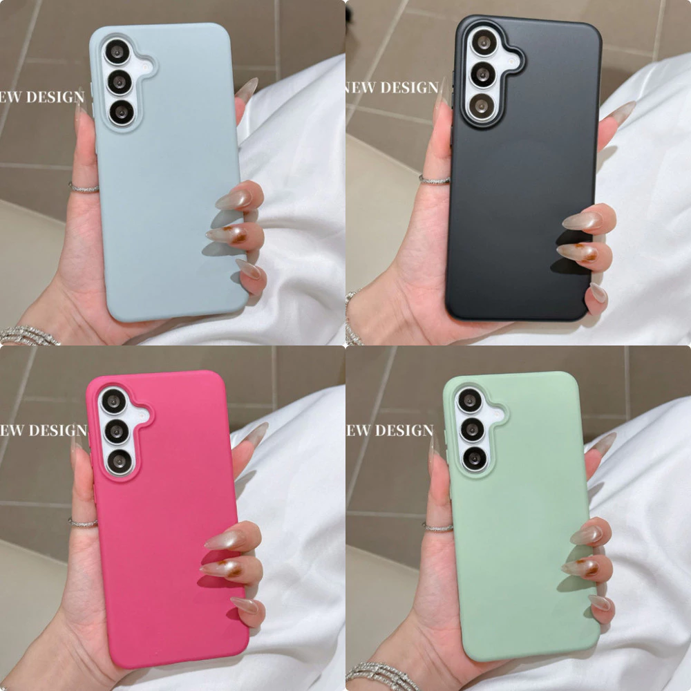 เคสโทรศัพท์ Samsung A37 5G เคสซิลิโคนเหลวระดับพรีเมียมสําหรับ Samsung A57 A56 A37 A36 A17 5G เคสกันกระแทกลายนิ้วมือ