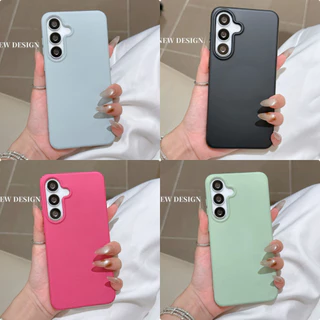 เคสโทรศัพท์ Samsung A37 5G เคสซิลิโคนเหลวระดับพรีเมียมสําหรับ Samsung A57 A56 A37 A36 A17 5G เคสกันกระแทกลายนิ้วมือ