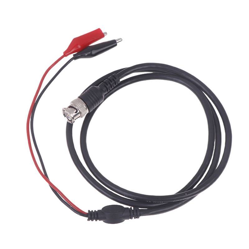[Chicnest] Oscilloscope Test Probe สายตะกั่ว BNC ปลั๊กชาย Q9 ถึงคลิปคู่ 1m Oscilloscope ปากกาทดสอบ O
