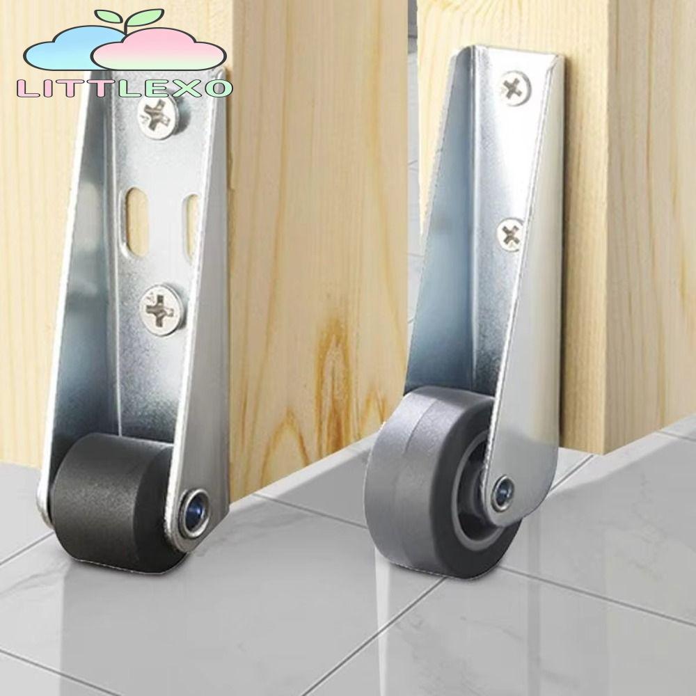 LITTLEX ลูกกลิ้งทิศทาง, Silent Household Moving Tool เฟอร์นิเจอร์ล้อ,ด้านข้างติดตั้ง Mobile Gate Casters สําหรับ 1/2 ชิ้น