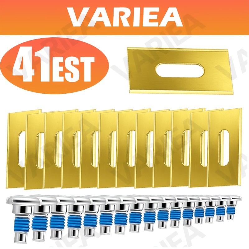 VARIEA-41 ชุดใบมีดเครื่องตัดหญ้าหุ่นยนต์ (เคลือบไทเทเนียม), ใบมีดตัดสนามหญ้า, เข้ากันได้กับ Husqvarn