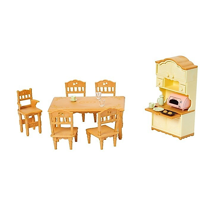 Sylvanian Families Dining Room Set / ซิลวาเนียน แฟมิลี่ ชุดห้องรับประทานอาหาร — صورة 4