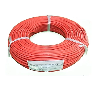 ลวดซิลิโคนคุณภาพสูง 14 16 18 20awg 5 m สีแดงและดํา 5 เมตร